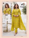 Chandani Vol 1 By Pt Vertical Plan Kurti With Bottom Dupatta